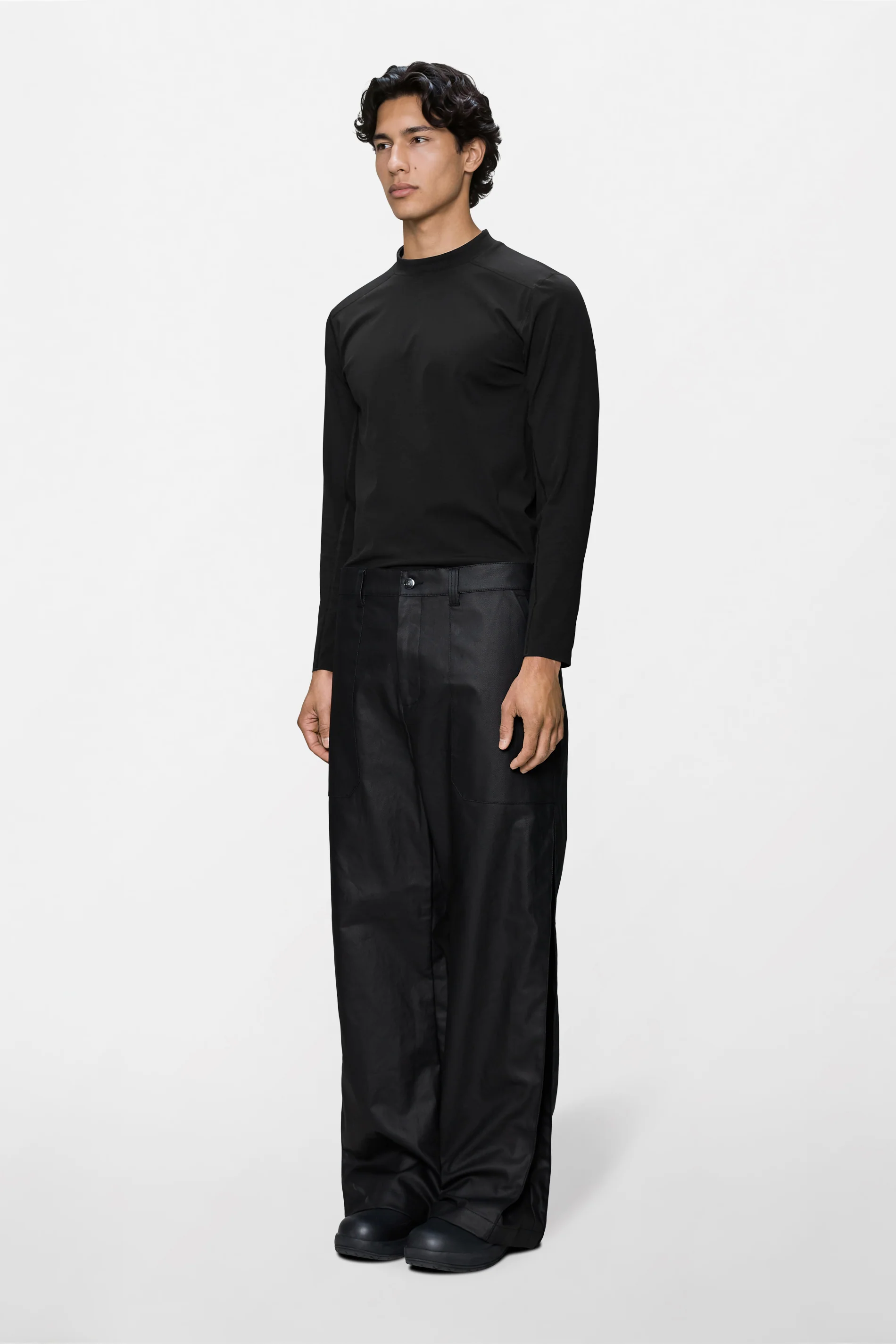 Heavy Woven Pants Straight - Image 4