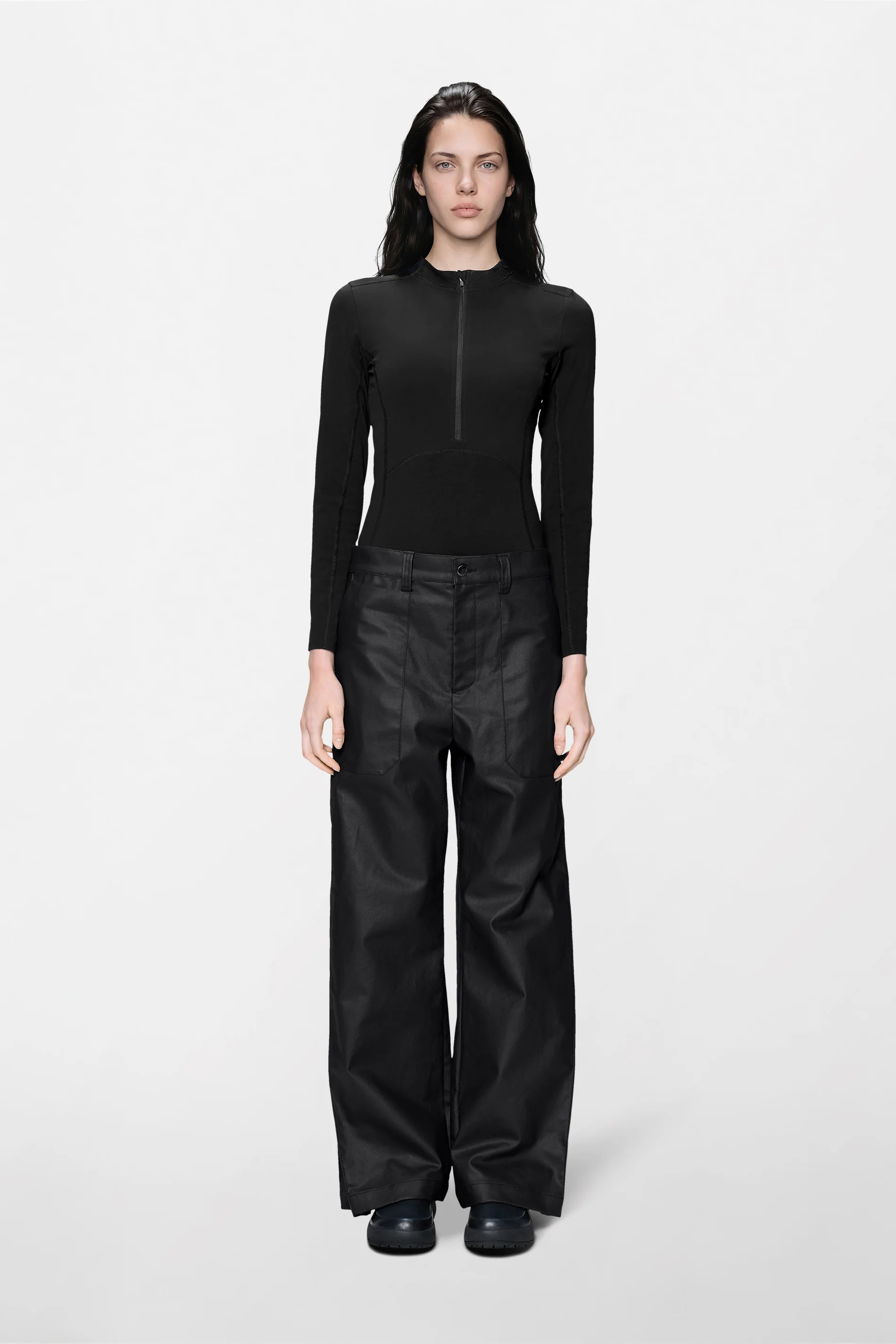 Heavy Woven Pants Straight