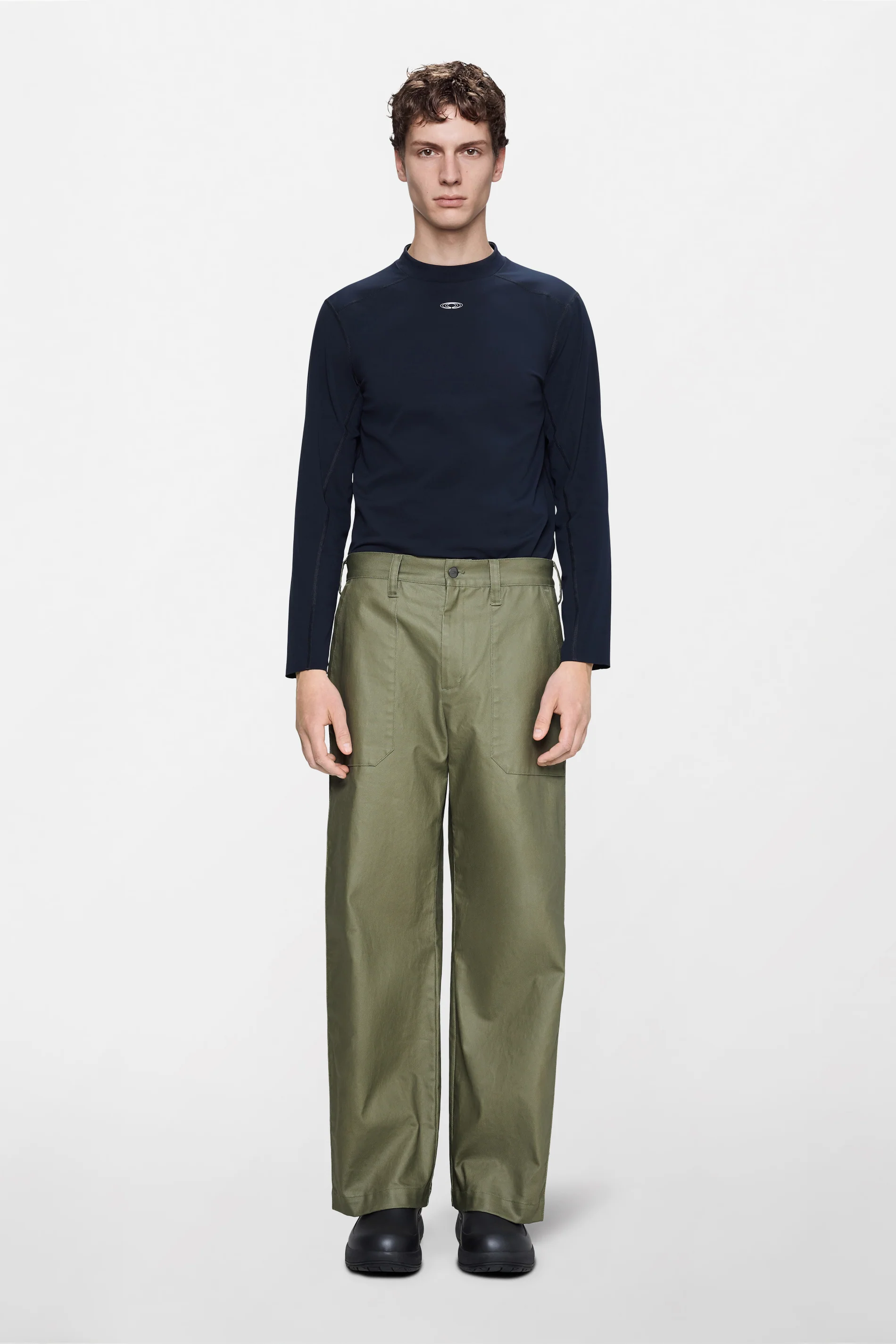 Heavy Woven Pants Straight - Image 6