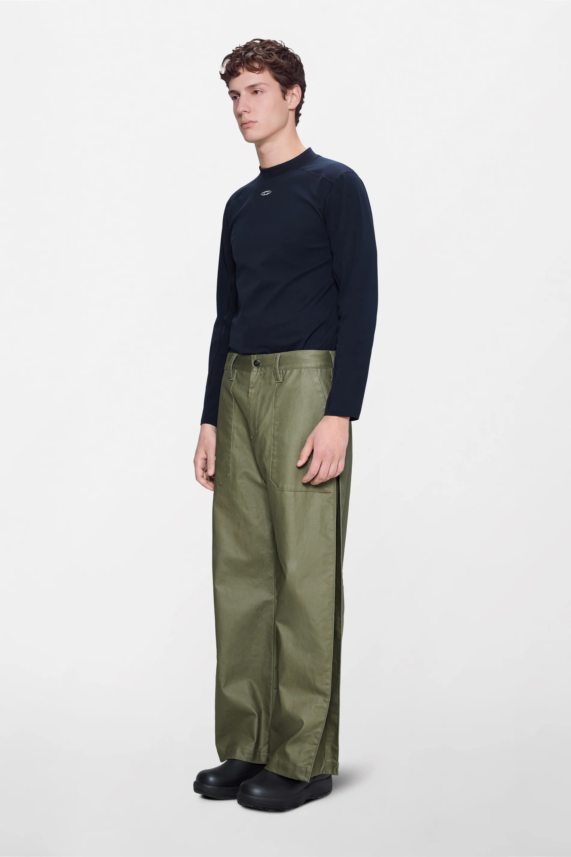 Heavy Woven Pants Straight - Image 9
