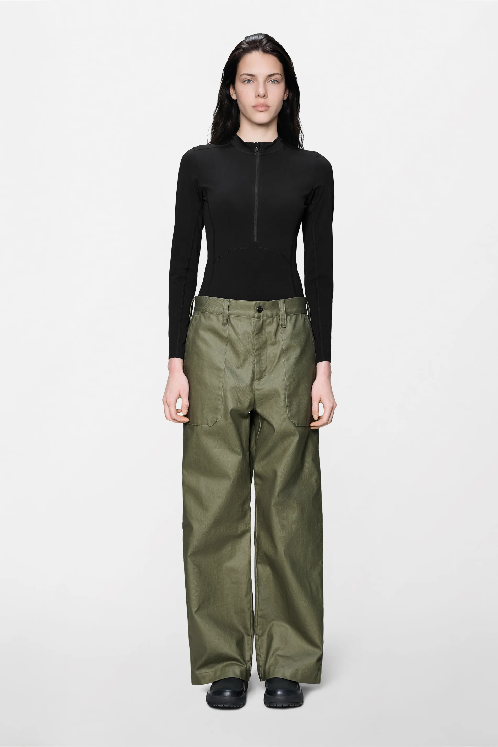 Heavy Woven Pants Straight - Image 6