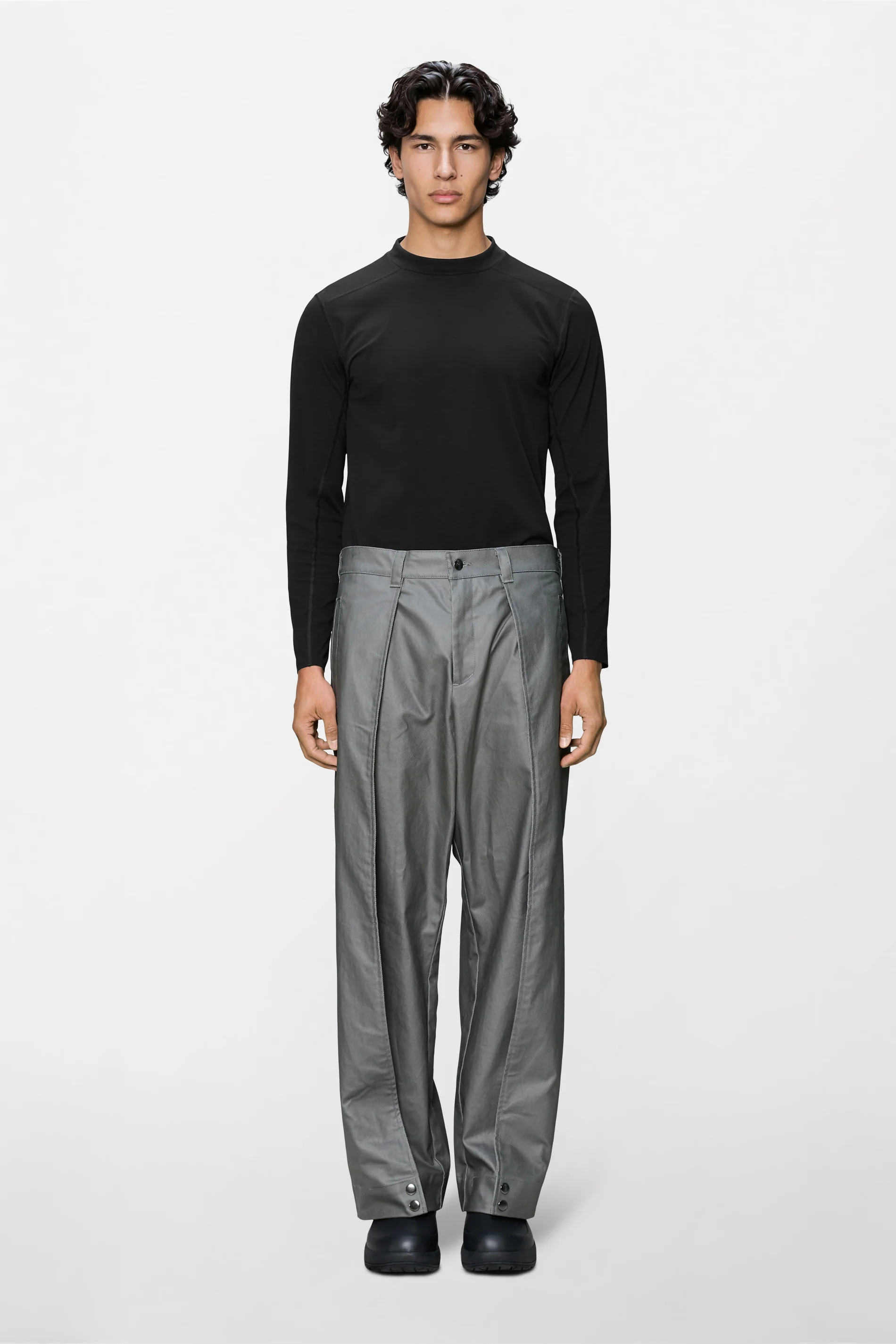 Heavy Woven Pants Wide