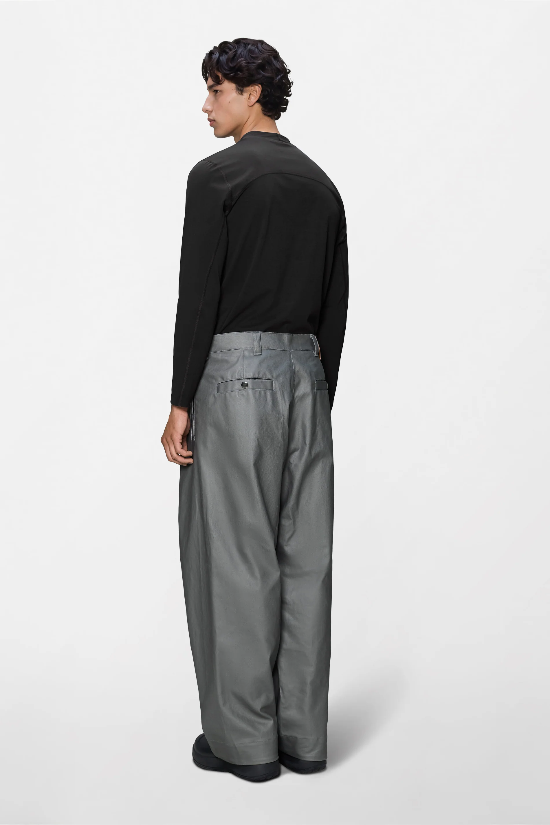 Heavy Woven Pants Wide - Image 3