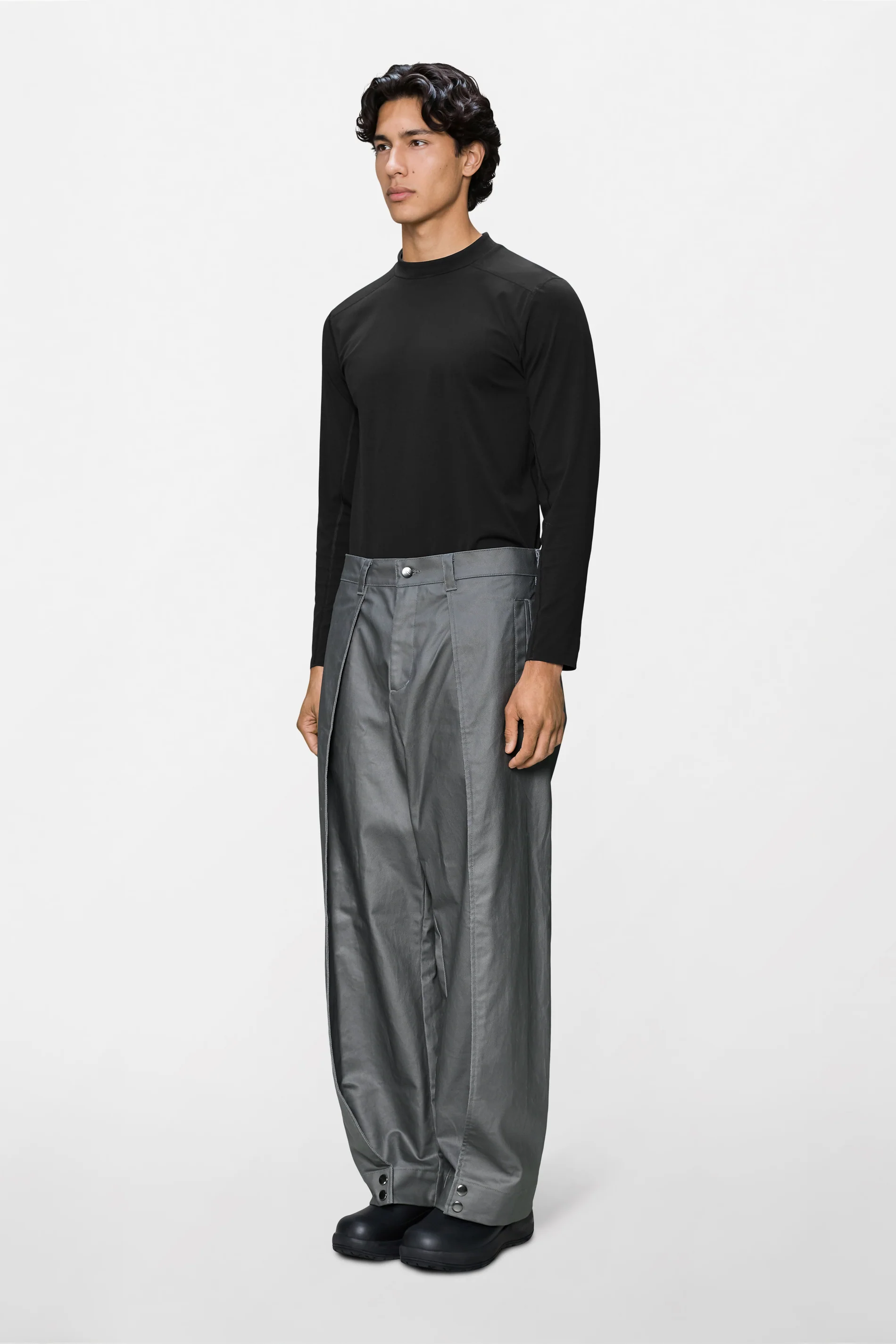 Heavy Woven Pants Wide - Image 4