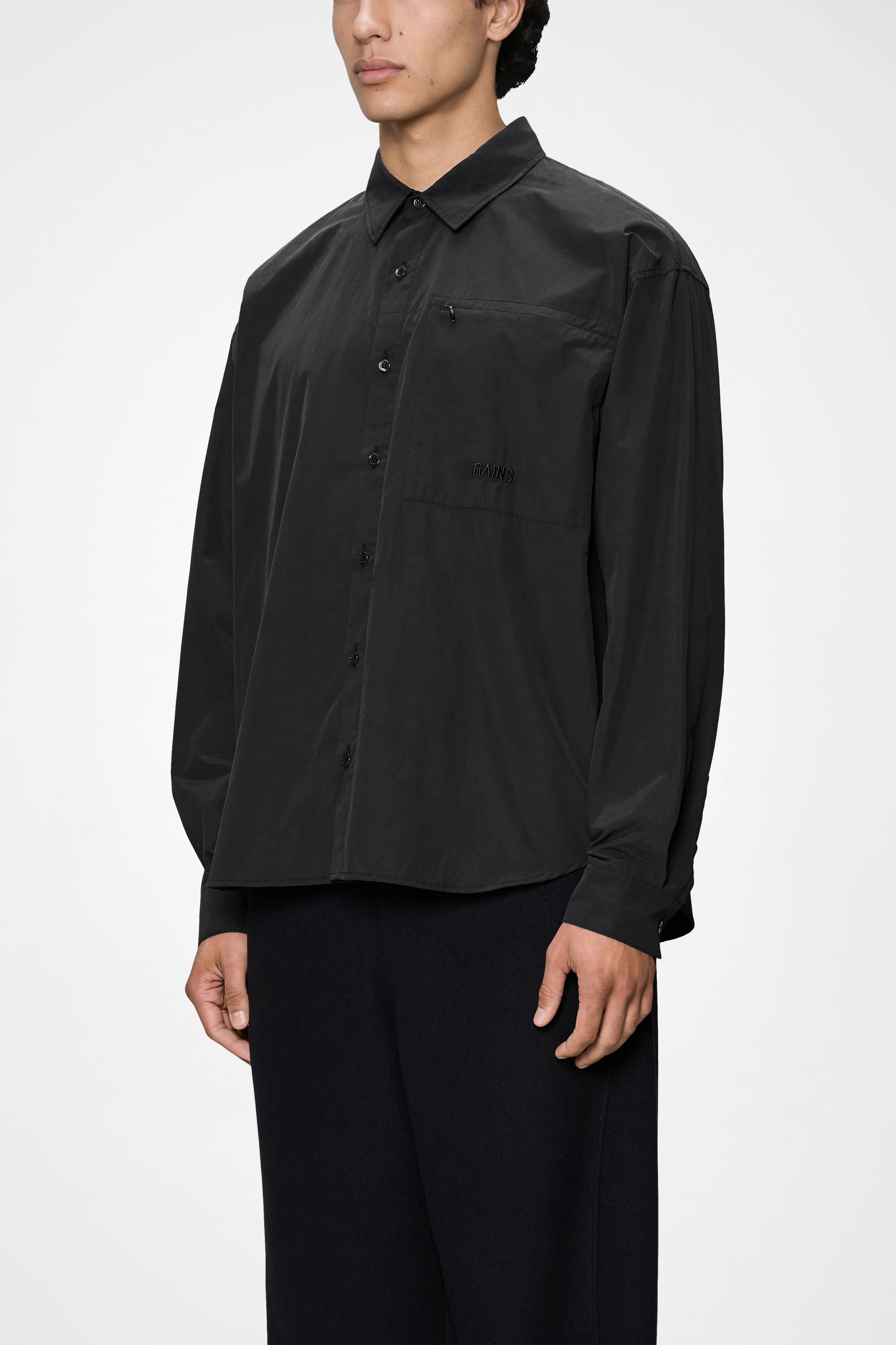 Light Woven Long Sleeve Shirt - Image 9