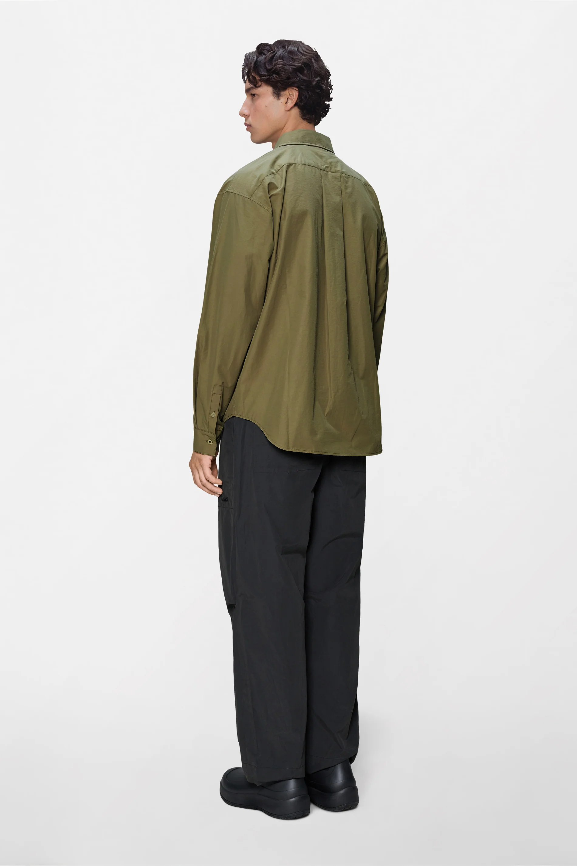 Light Woven Long Sleeve Shirt - Image 3