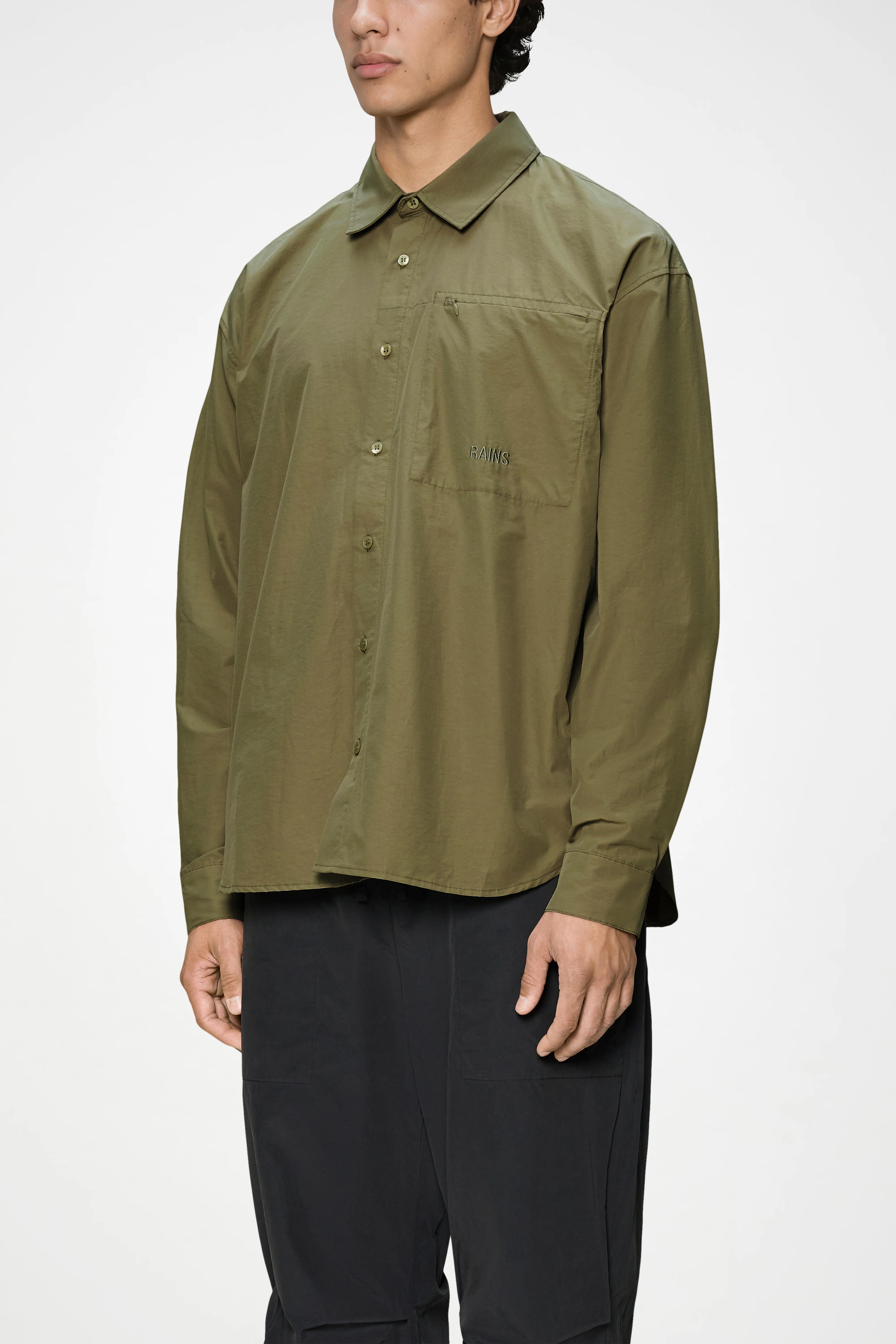 Light Woven Long Sleeve Shirt - Image 4