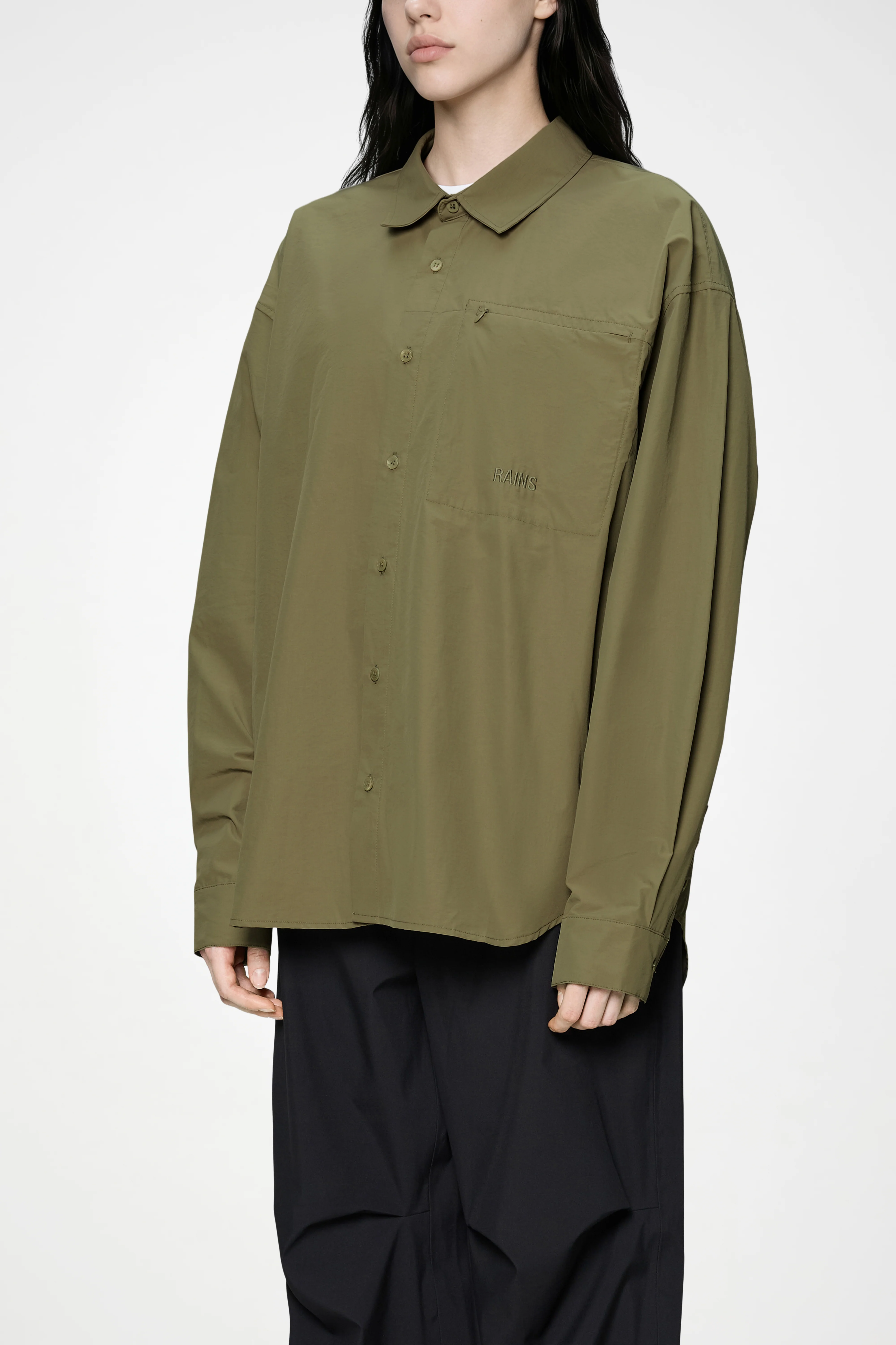 Light Woven Long Sleeve Shirt - Image 8