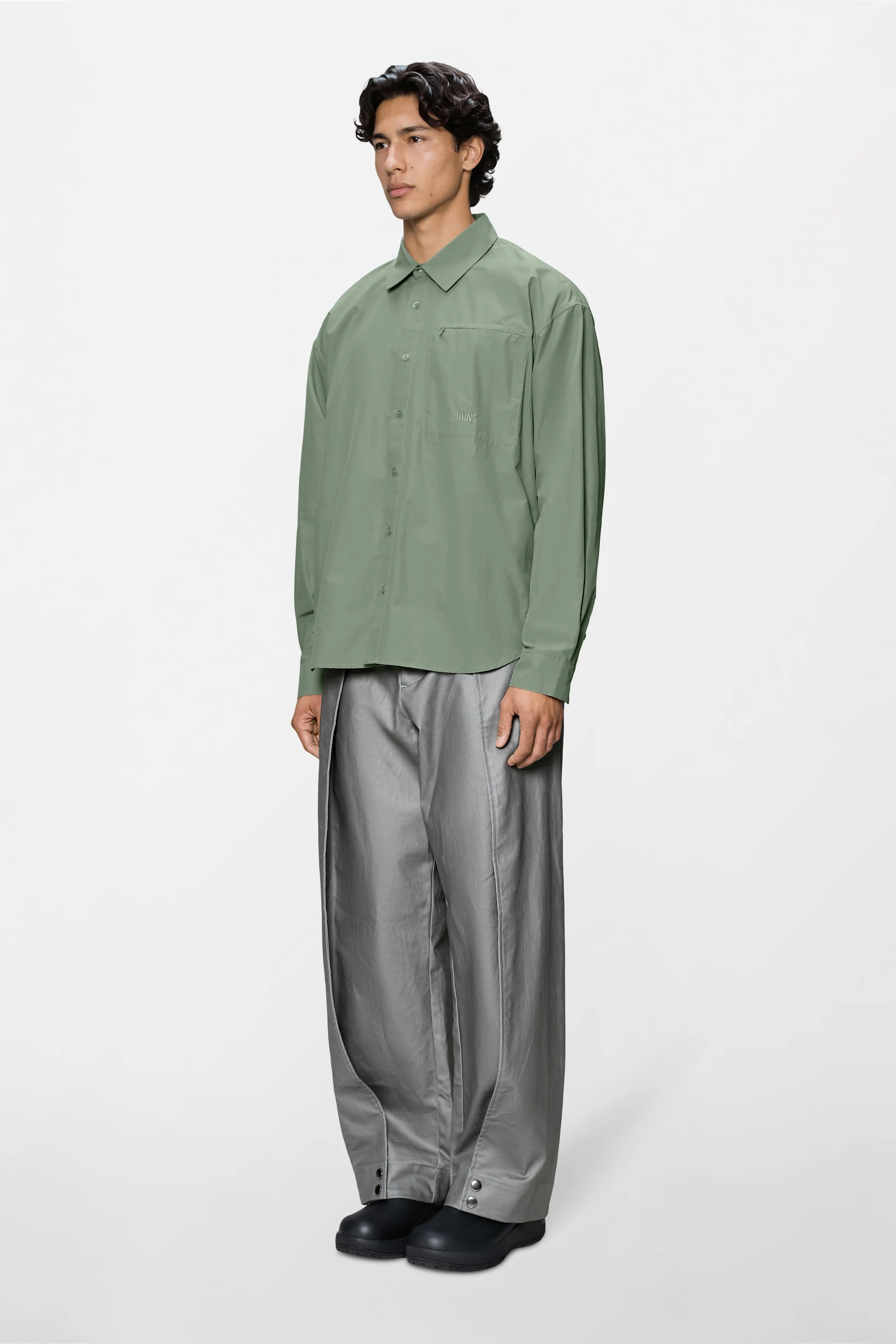 Light Woven Long Sleeve Shirt - Image 13