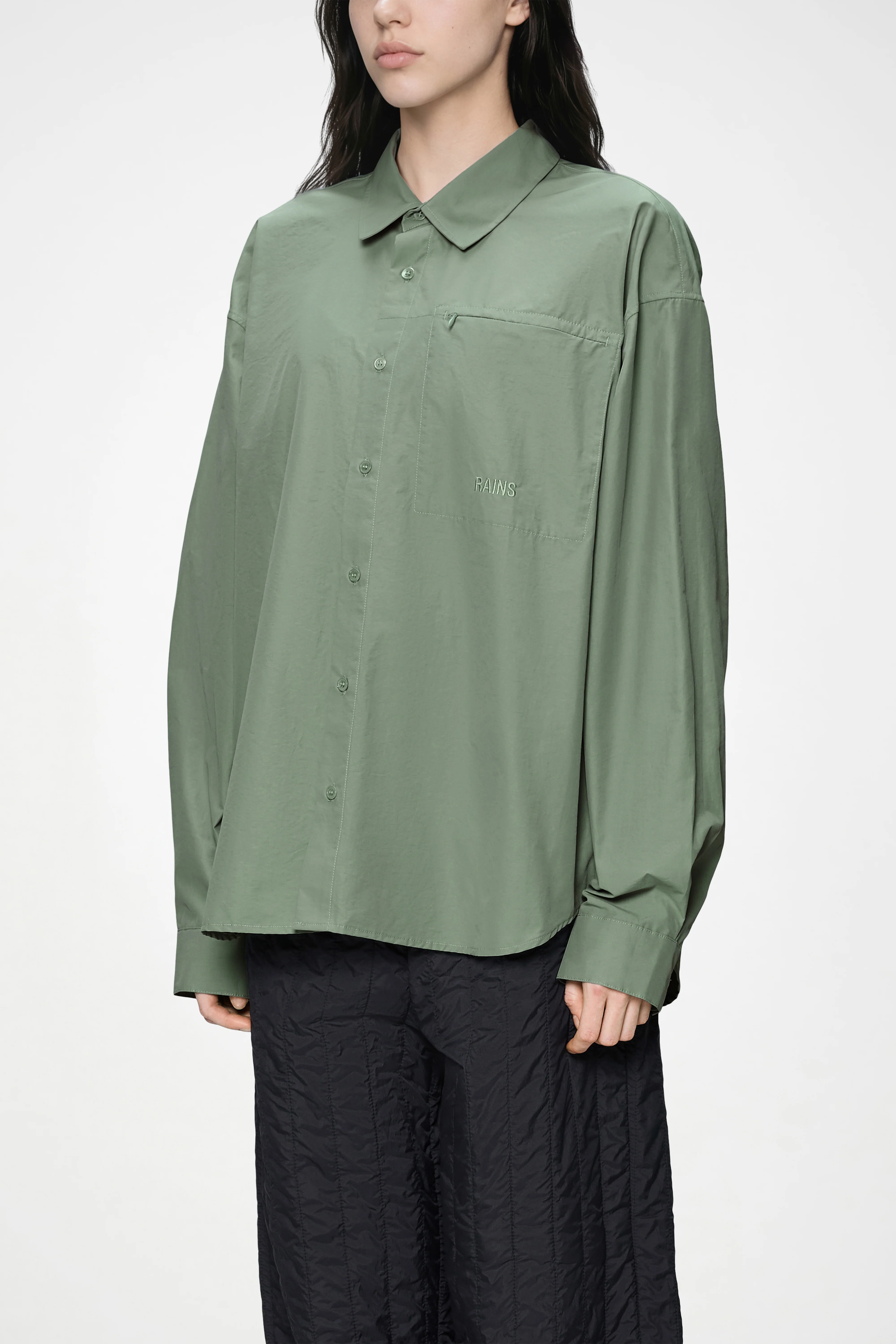 Light Woven Long Sleeve Shirt - Image 12