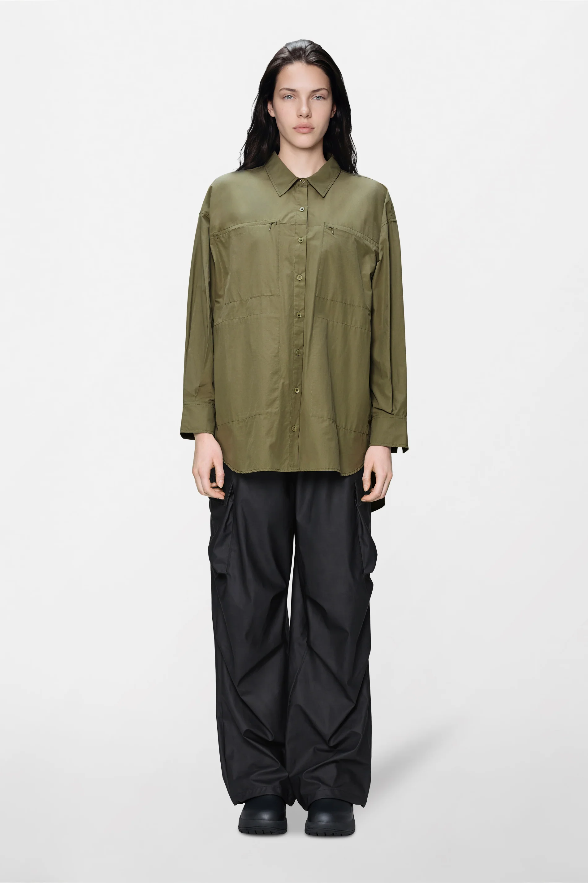 Light Woven Long Sleeve W Shirt