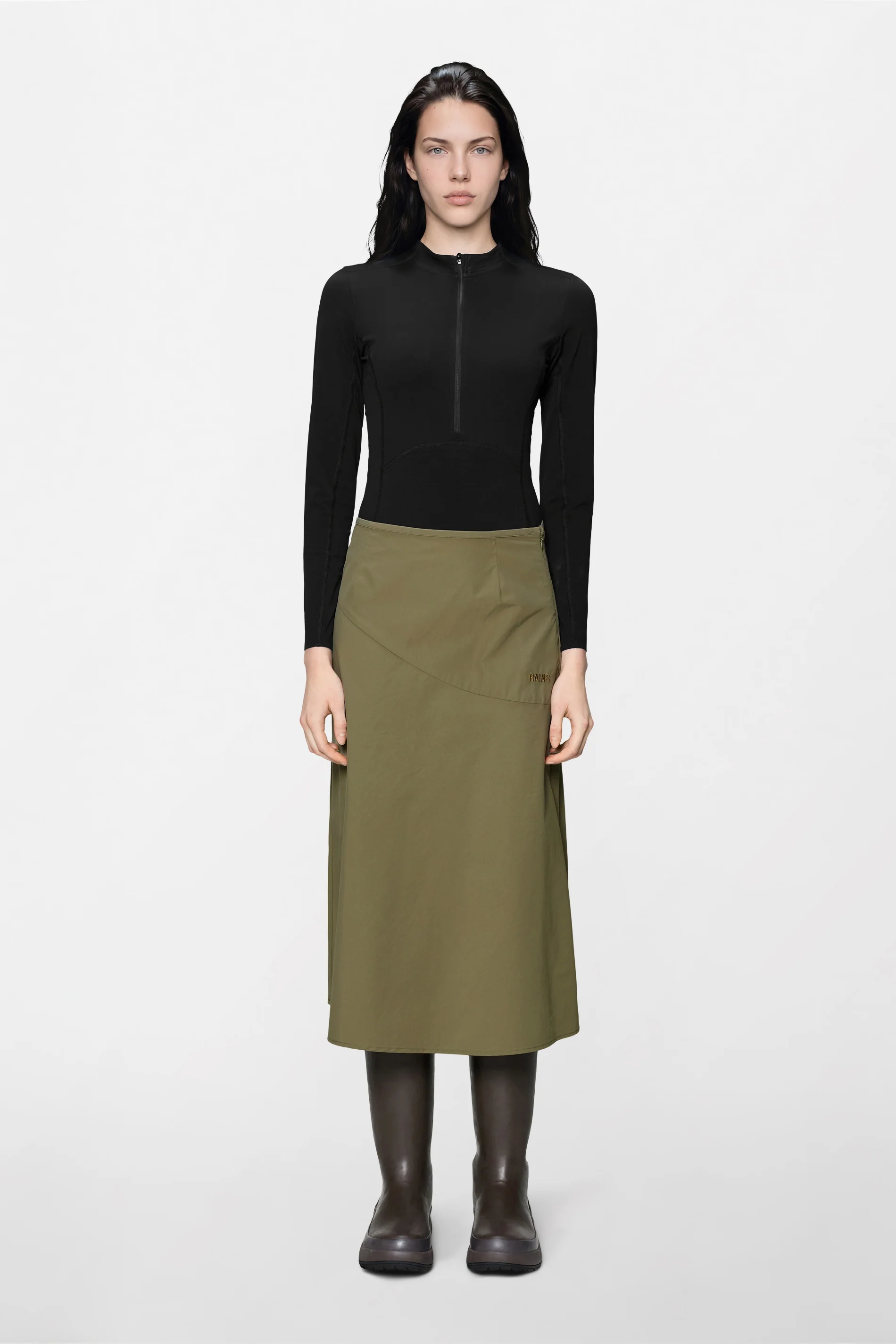 Light Woven W Skirt