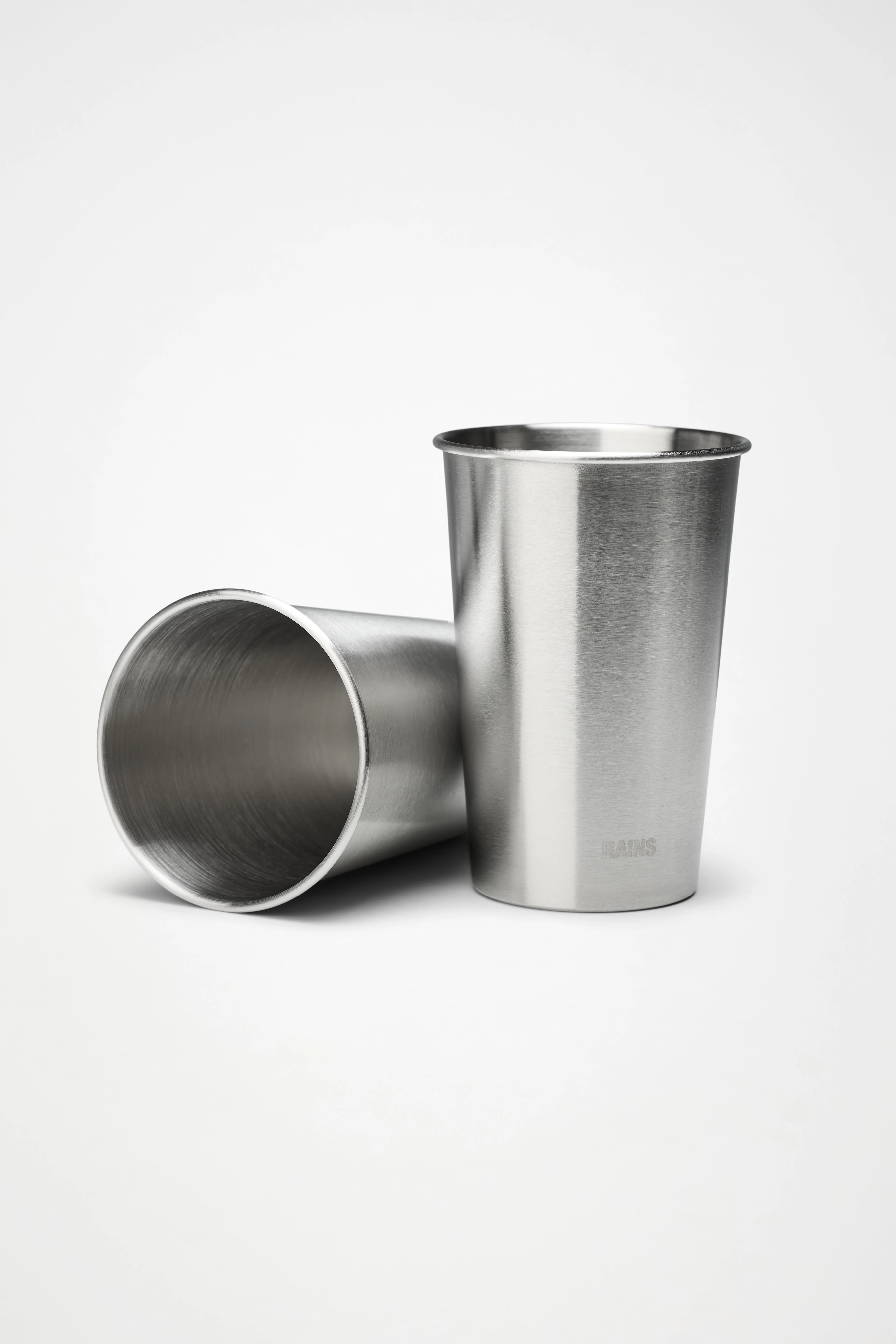 Stainless Steel 2-Pack Cups 500ml