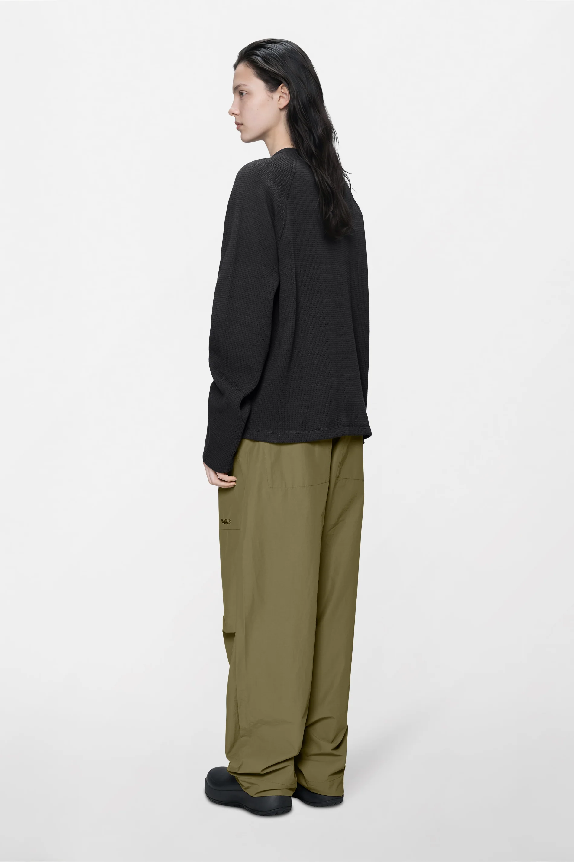 Waffle Long Sleeve T-Shirt Rains - Image 13