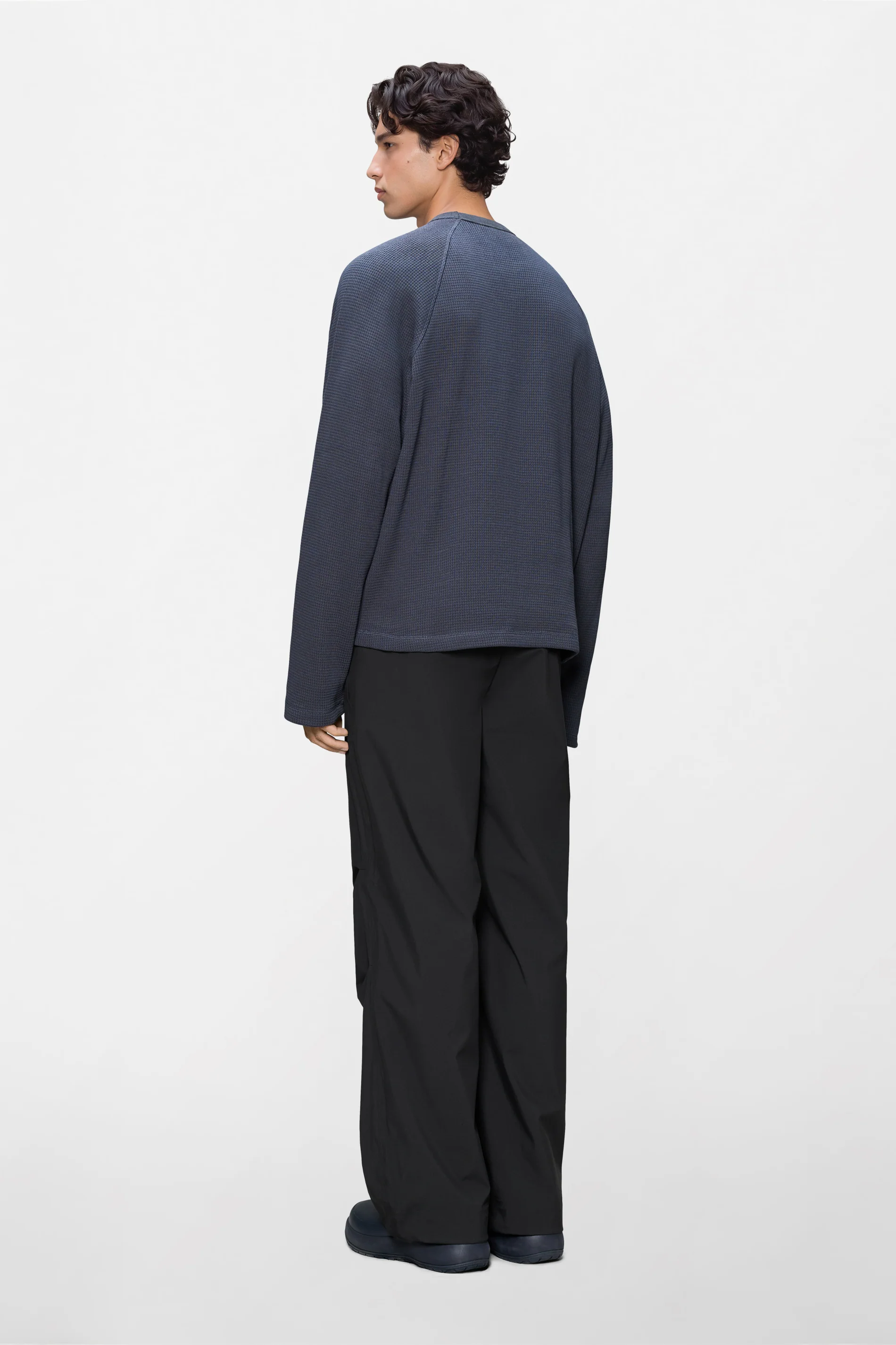 Waffle Long Sleeve T-Shirt Rains - Image 12