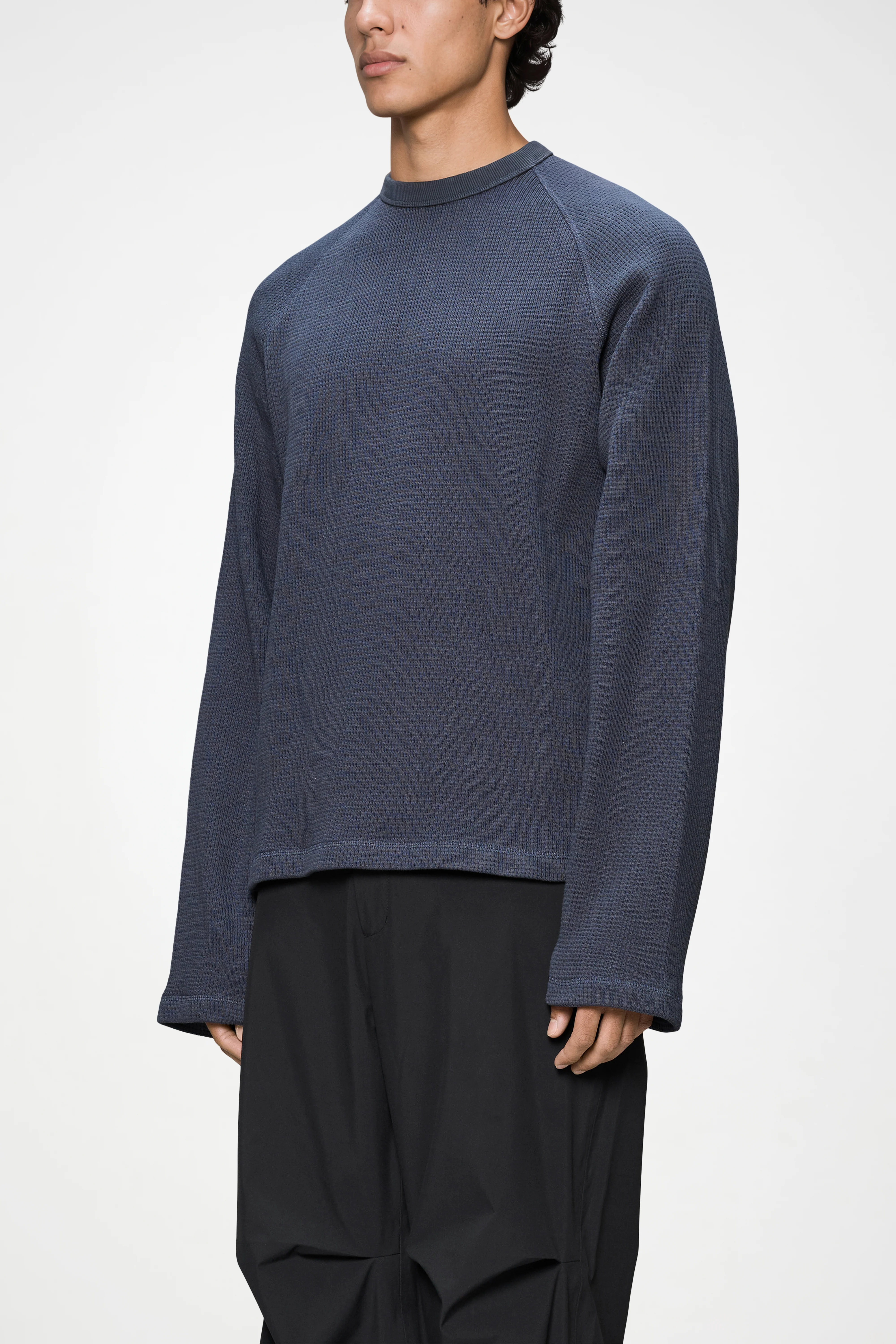 Waffle Long Sleeve T-Shirt Rains - Image 13