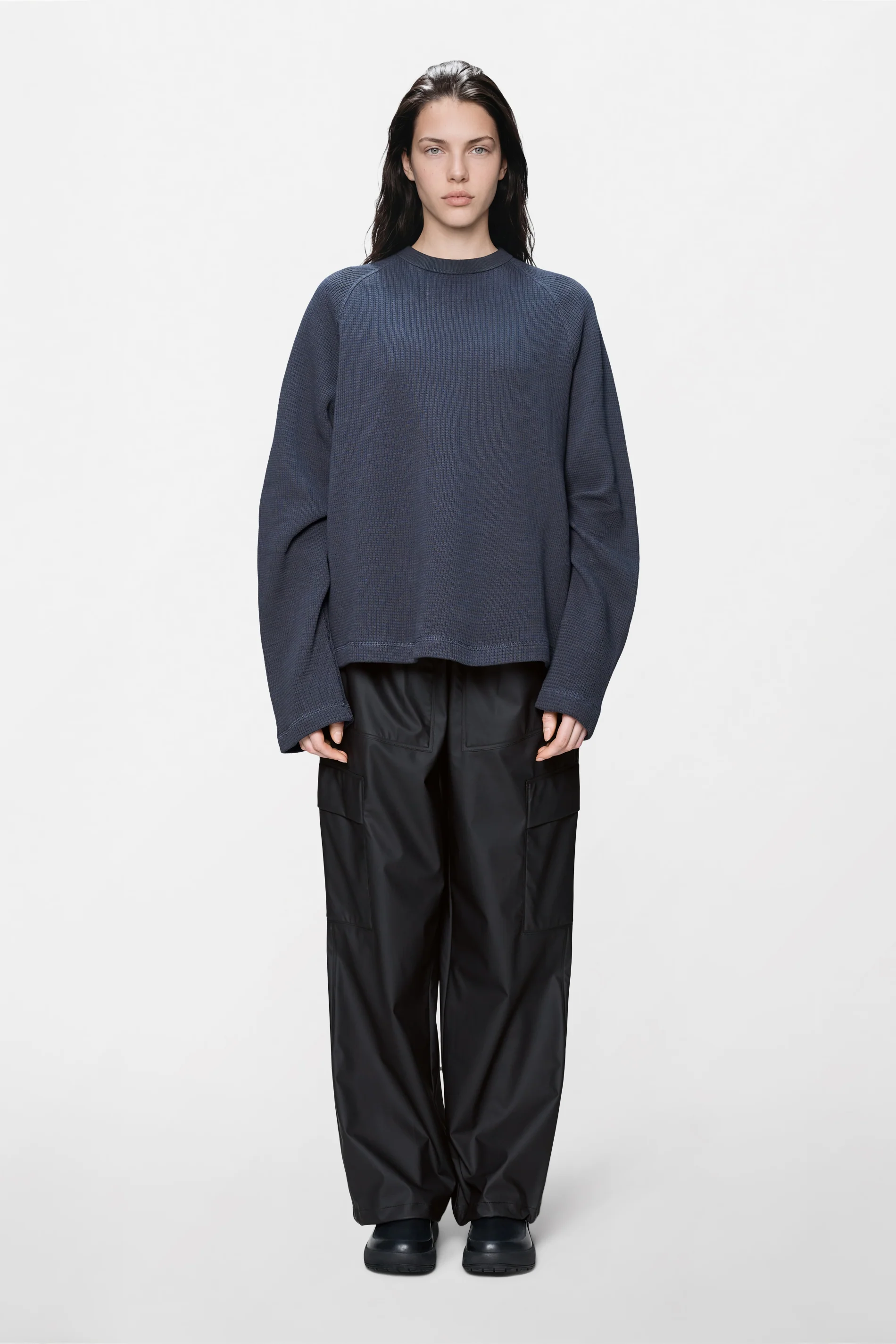 Waffle Long Sleeve T-Shirt Rains