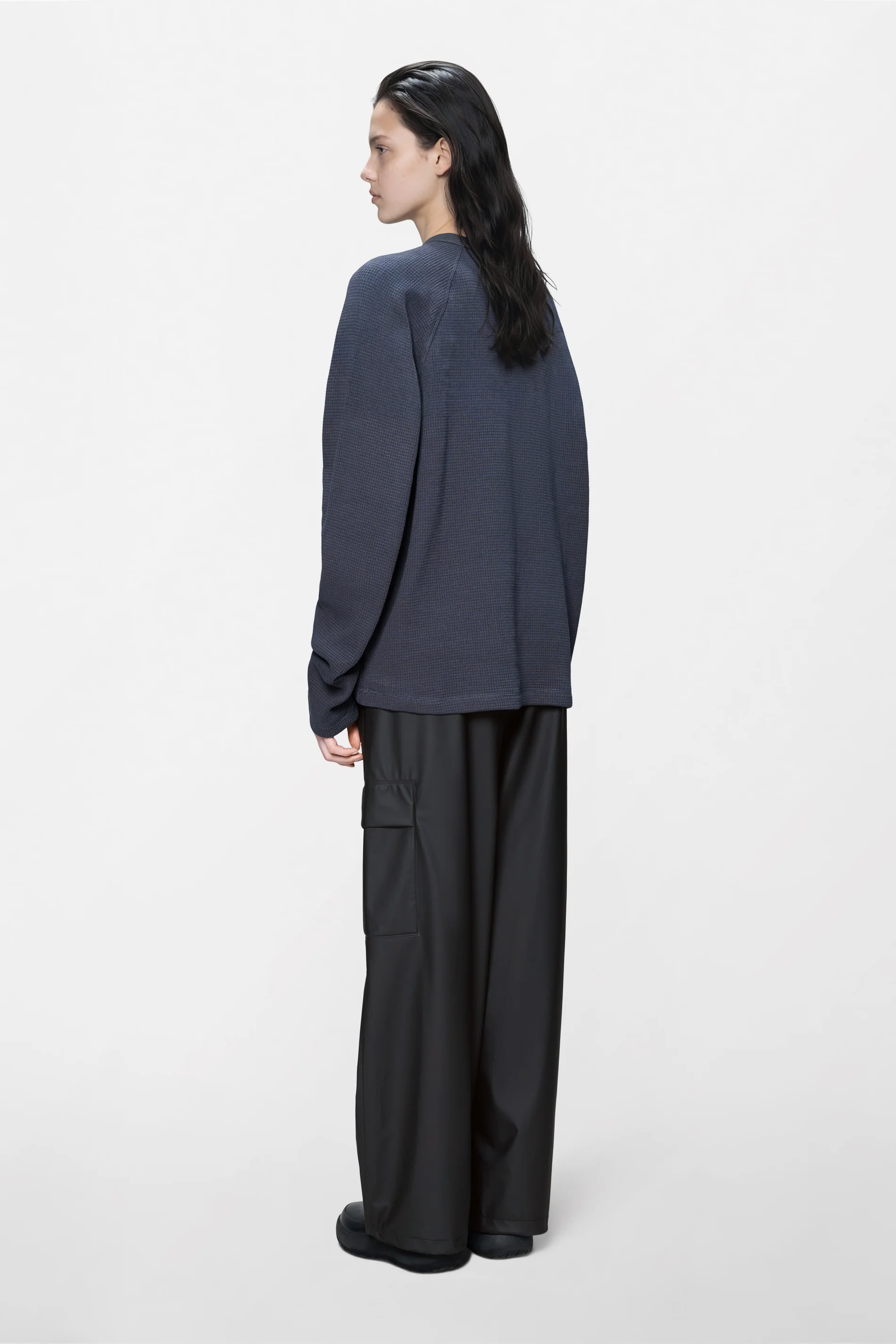 Waffle Long Sleeve T-Shirt Rains - Image 3