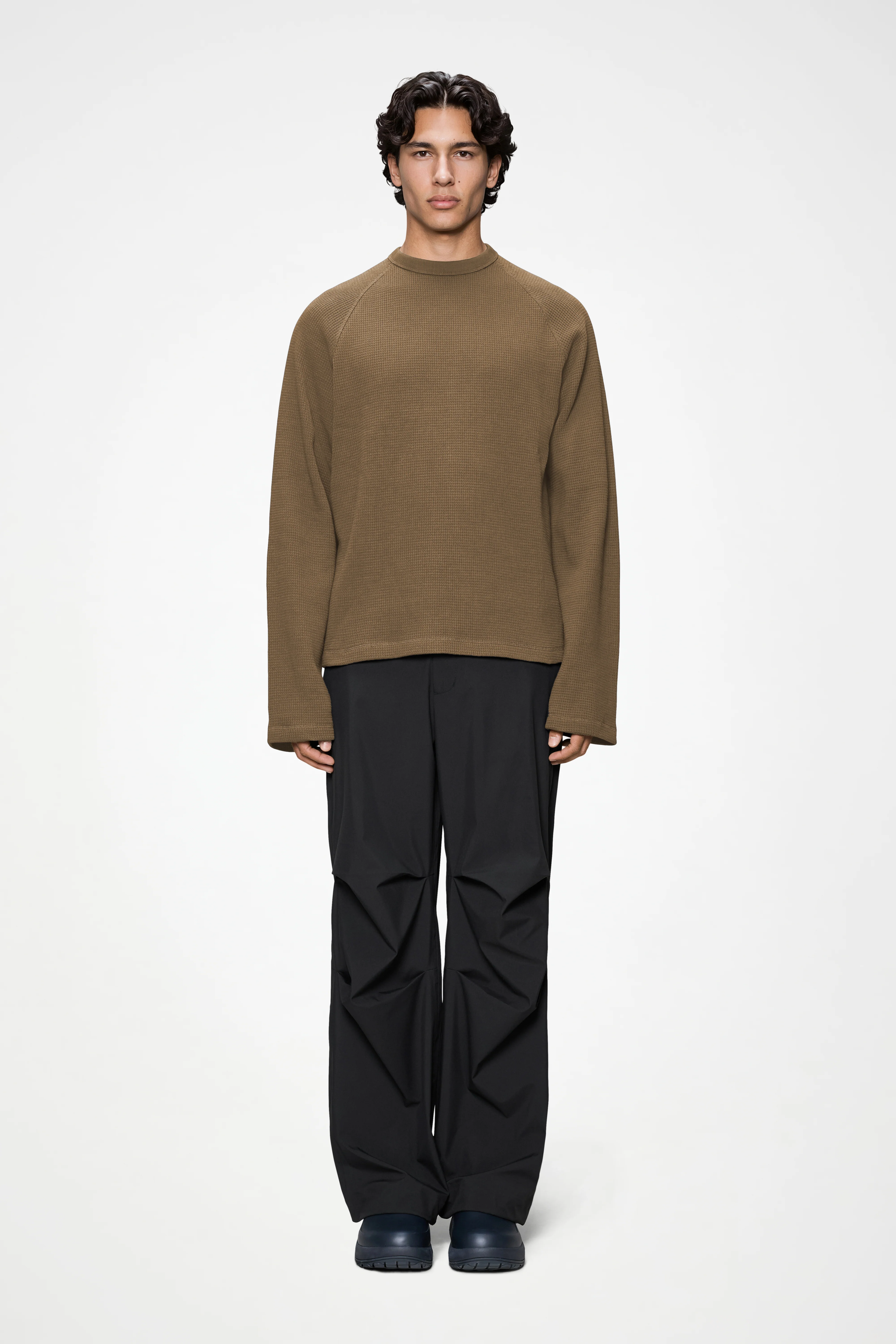 Waffle Long Sleeve T-Shirt Rains - Image 6