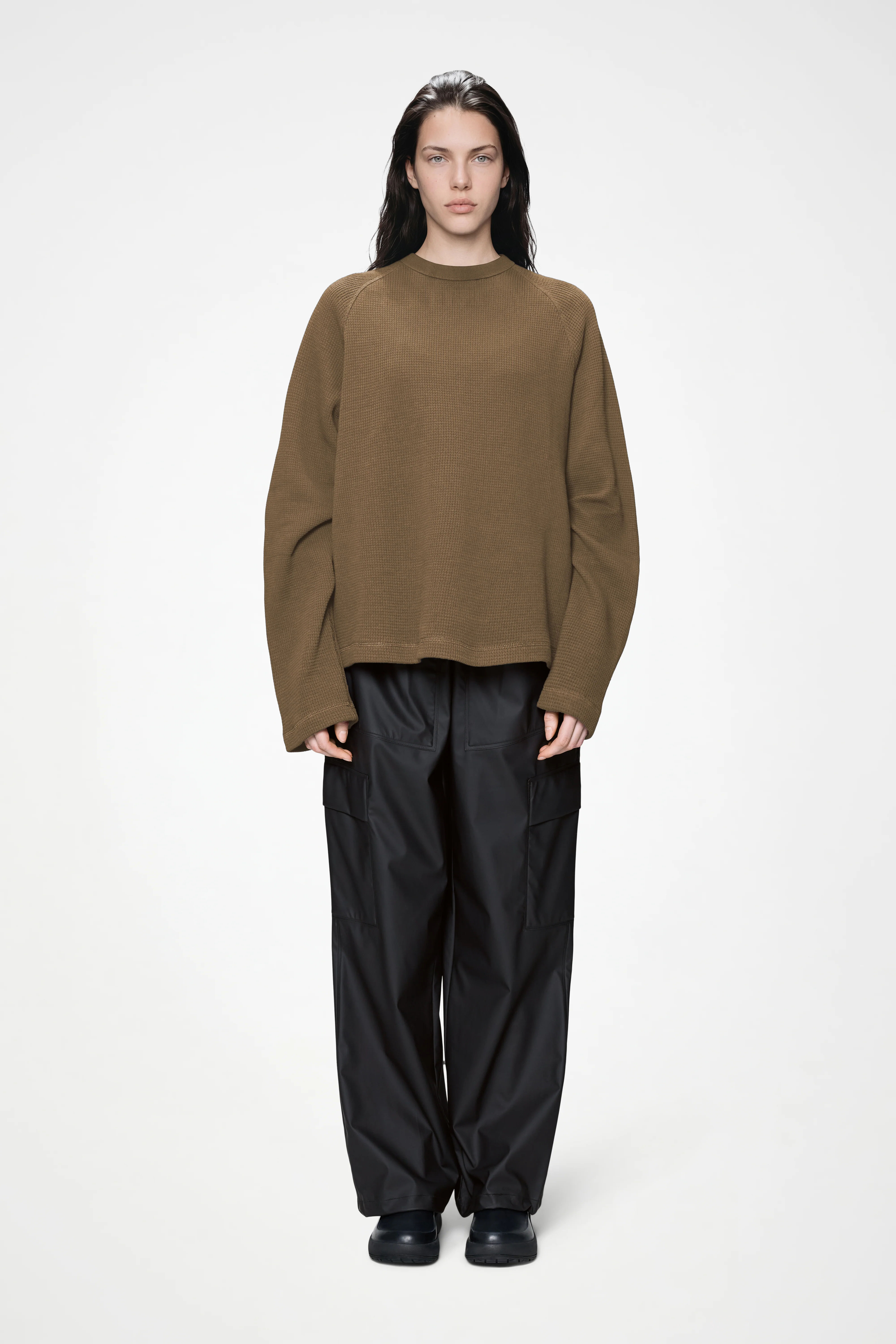 Waffle Long Sleeve T-Shirt Rains - Image 6