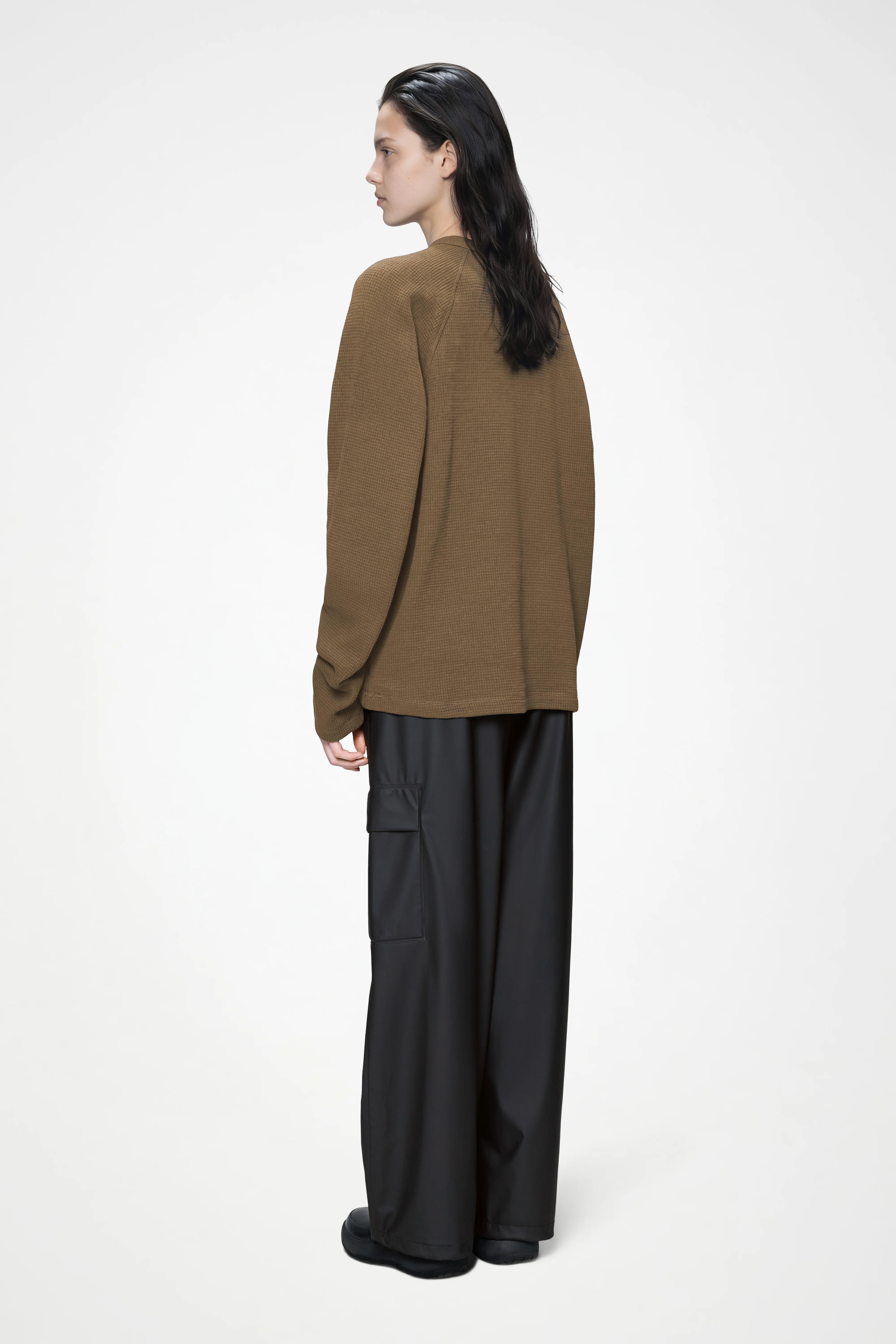 Waffle Long Sleeve T-Shirt Rains - Image 8
